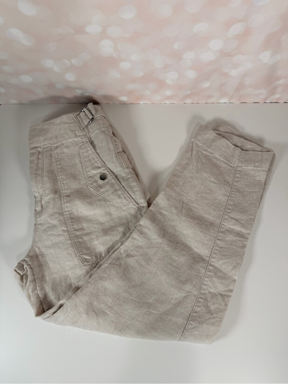 ATHLETA 100% Linen Trouser